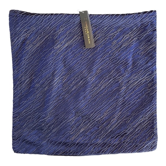 NWT Donna Karan Home Silk Embroidered Pillow Cover Sham - Picture 9 of 9